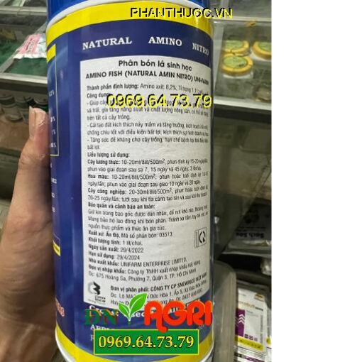 NATURAL AMINO NITRO- Ra Hoa Nhiều- Giảm Rụng Hoa, Trái- Kích Nảy Mầm