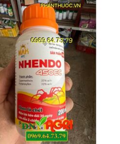 NHENDO 450EC- Đặc Trị Nhện, Sâu Tơ, Sâu Xanh, Muỗi, Kiến