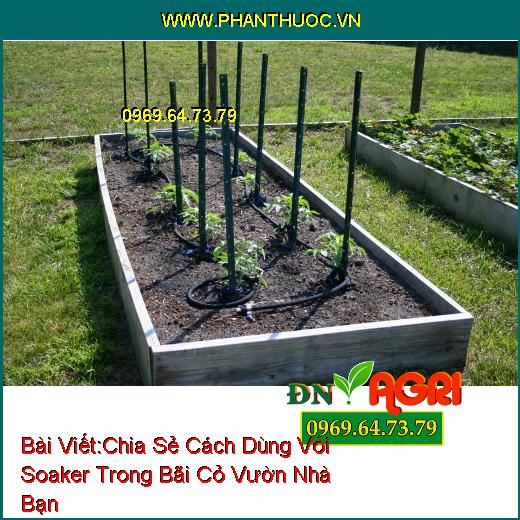 Chia Sẻ Cách Dùng Vòi Soaker Trong Bãi Cỏ Vườn Nhà Bạn