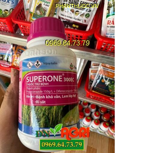 SUPERONE 300EC- Đặc Trị Khô Vằn- Lem Lép Hạt- Rỉ Sắt- Thán Thư- Sương Mai