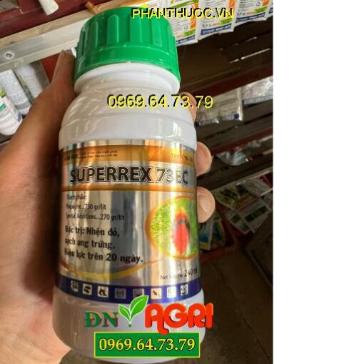 SUPERREX 73EC- Đặc Trị Nhện Đỏ- Nhện Gié- Diệt Trứng- Nhện Non- Nhện Trưởng Thành