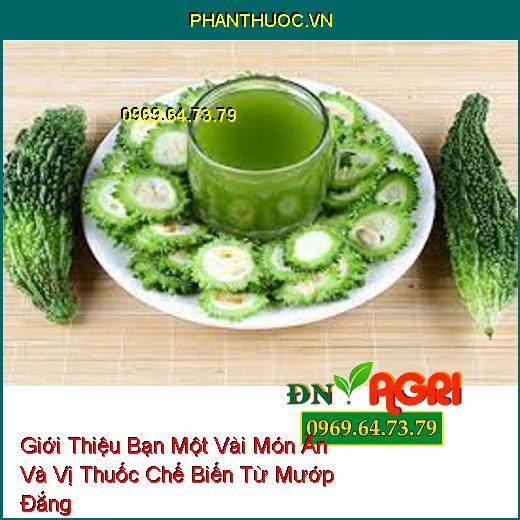 Giới Thiệu Bạn Một Vài Món Ăn Và Vị Thuốc Chế Biến Từ Mướp Đắng