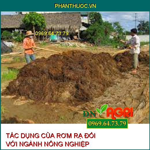 TÁC DỤNG CỦA RƠM RẠ ĐỐI VỚI NGÀNH NÔNG NGHIỆP