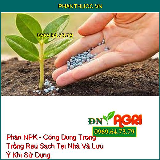 Phân NPK - Công Dụng Trong Trồng Rau Sạch Tại Nhà Và Lưu Ý Khi Sử Dụng