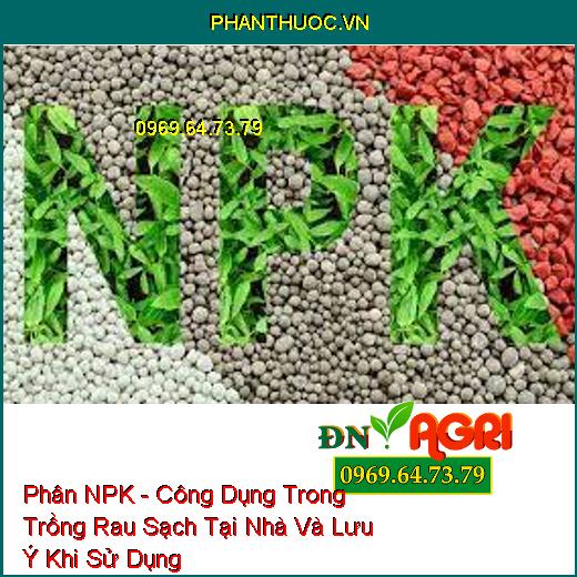 Phân NPK - Công Dụng Trong Trồng Rau Sạch Tại Nhà Và Lưu Ý Khi Sử Dụng