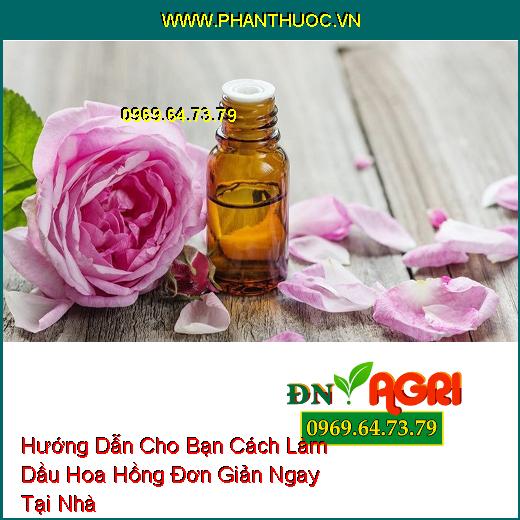 Hướng Dẫn Cho Bạn Cách Làm Dầu Hoa Hồng Đơn Giản Ngay Tại Nhà