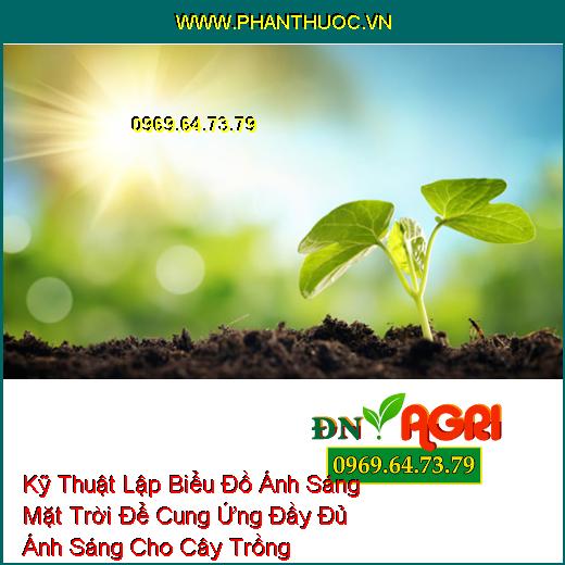 Kỹ Thuật Lập Biểu Đồ Ánh Sáng Mặt Trời Để Cung Ứng Đầy Đủ Ánh Sáng Cho Cây Trồng