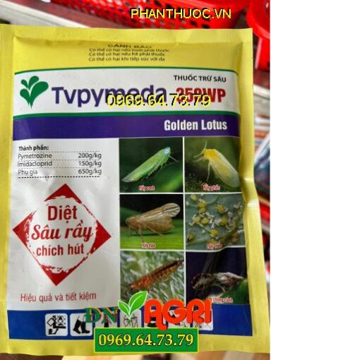 TVPYMEDA 350WP- Đặc Trị Rầy Xanh- Rầy Nâu- Bọ Trĩ- Sâu Vẽ Bùa- Rệp Sáp