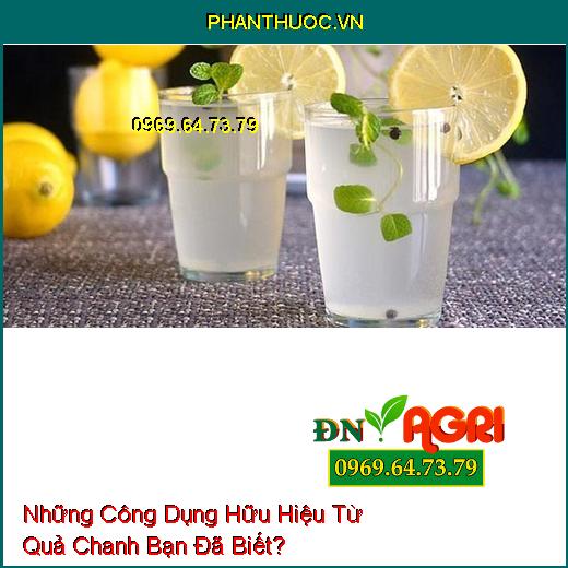 Những Công Dụng Hữu Hiệu Từ Quả Chanh Bạn Đã Biết?