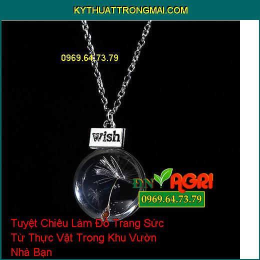 Tuyệt Chiêu Làm Đồ Trang Sức Từ Thực Vật Trong Khu Vườn Nhà Bạn